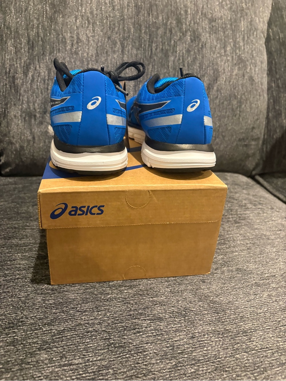 ASICS Men's size 8 Gel-Zaraca 5 Running Shoes - Blue/Black - Picture 4 of 6